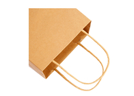 ถุงกระดาษ Takeaway ที่ทนทาน, ถุงกระดาษช็อปปิ้งที่ย่อยสลายได้เป็นมิตรกับสิ่งแวดล้อม