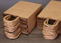 โลโก้ถุงกระดาษคราฟท์แบบกำหนดเอง 80g 100g 130g 170g ถุงใส่อาหารย่อยสลายได้