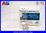การพิมพ์การออกแบบยา Somatropina Hcg 2ml Vial Box บรรจุภัณฑ์พร้อมฉลาก