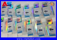 Primobolan 10ml Vial Boxes Laser Holographite Printing Euro Gen Rx ออกแบบบรรจุภัณฑ์ยากล่องสีน้ำเงิน