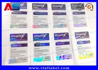 โฮโลแกรม 10ml Vial Labels สเตียรอยด์แบบฉีดตามใบสั่งแพทย์การพิมพ์ฉลากขวด 4C Full Color