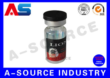 สีสติ๊กเกอร์ที่สามารถปรับแต่งได้ 10ml / 2ml กล่องฉลาก การสร้างร่างกาย สําหรับการทดสอบในห้องปฏิบัติการ