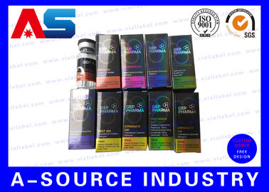 กระดาษกระดาษโฟลยโลหะ 10ml กล่อง Vial สําหรับกระป๋องกระจกเคลื่อนไหว Hologram กล่องแพทย์แพทย์บรรจุ