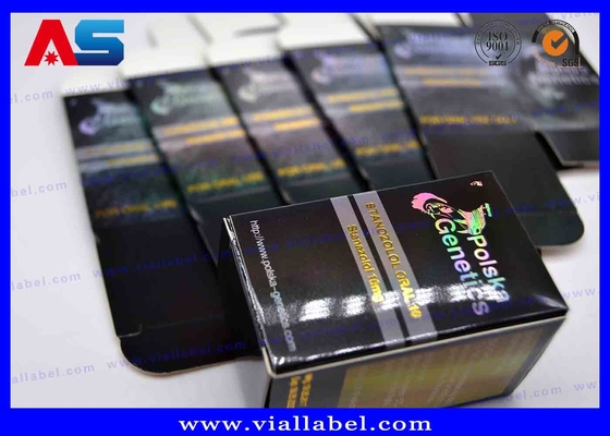 สีพิมพ์เพปติด กระดาษกล่องสําหรับ 2 ml Vial และ 2 ml Ampoule กล่องกระดาษแพคเกจการแพทย์