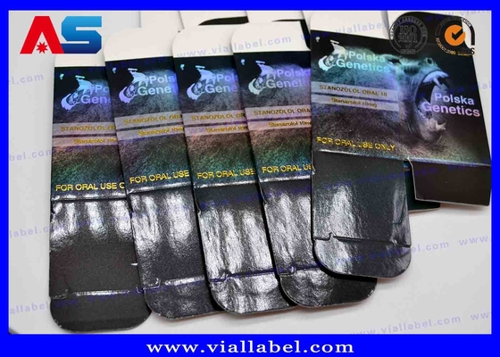 สีพิมพ์เพปติด กระดาษกล่องสําหรับ 2 ml Vial และ 2 ml Ampoule กล่องกระดาษแพคเกจการแพทย์