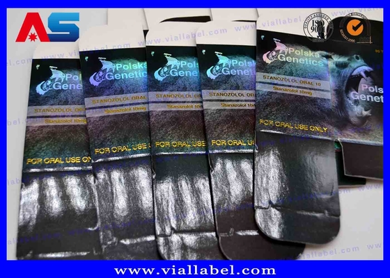สีพิมพ์เพปติด กระดาษกล่องสําหรับ 2 ml Vial และ 2 ml Ampoule กล่องกระดาษแพคเกจการแพทย์