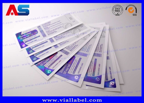 CMYK กล่องพีปไตด์ ใบสติ๊กเกอร์สําหรับยา กระป๋องแก้ว โรงงานพิมพ์