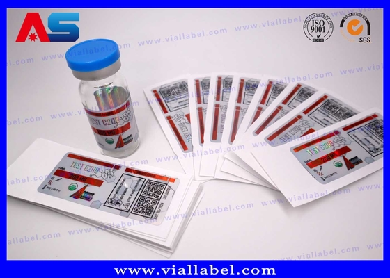 CMYK กล่องพีปไตด์ ใบสติ๊กเกอร์สําหรับยา กระป๋องแก้ว โรงงานพิมพ์
