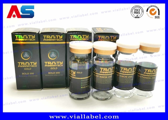 ยาเพปติด Sarms กระดาษ Vial กล่องบรรจุ โลโก้ Hologram ลวด UV กล่อง 10ml