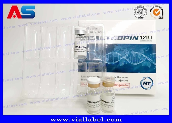 การออกแบบยา การพิมพ์ Somatropina Hcg 2ml กระปุกกล่องกล่องกล่องกล่องกล่องกล่องกระดาษกระปุกกล่องกล่องกล่อง