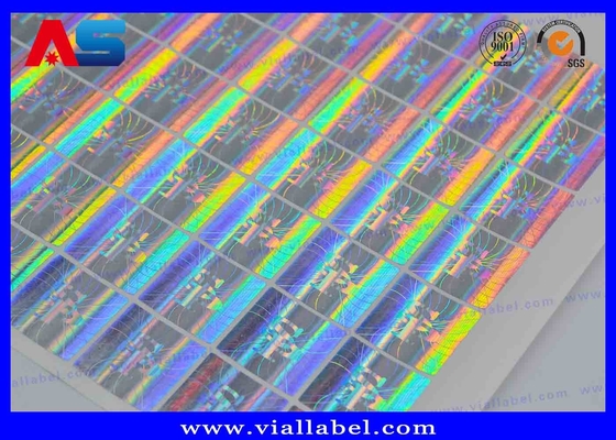 การรักษาความปลอดภัย Honeycomb Hologram Stickers การพิมพ์เพื่อป้องกันการปลอม