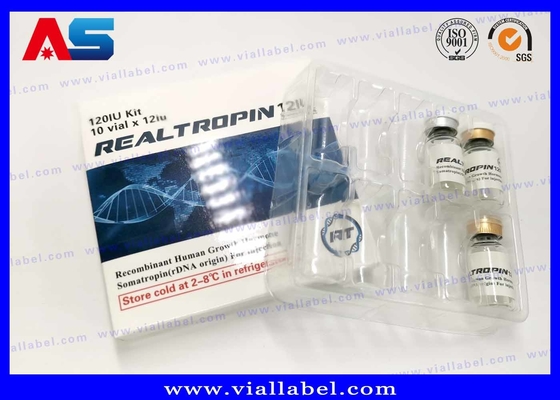 2ML / 3mL / 5mL / 10mL แพคเกจ Hcg กระดาษกล่องระบุและพลาสติก Blister custom made