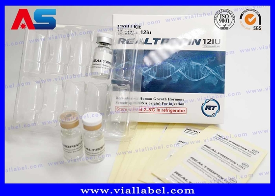 2ML / 3mL / 5mL / 10mL แพคเกจ Hcg กระดาษกล่องระบุและพลาสติก Blister custom made
