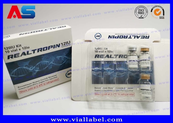 2ML / 3mL / 5mL / 10mL แพคเกจ Hcg กระดาษกล่องระบุและพลาสติก Blister custom made