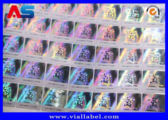สติ๊กเกอร์ 3 มิติ Holographic สติ๊กเกอร์ QR Code Label การพิมพ์และสี สติ๊กเกอร์ว่างที่เปลี่ยนได้