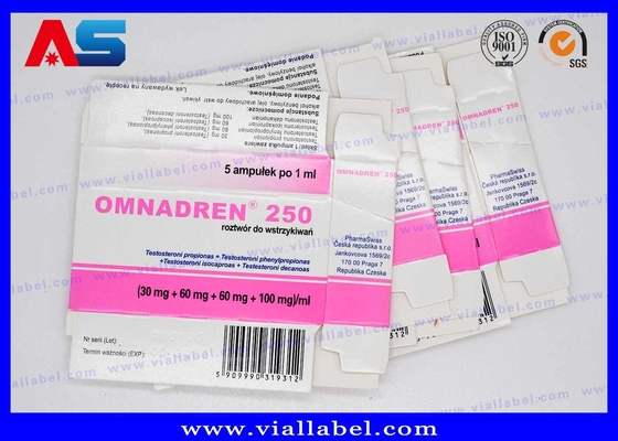 กล่องบรรจุยาสีโลหะสีน้ําเงินสําหรับ Ampoules & Blisters ขนาด 1 ml