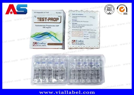 สติ๊กเกอร์กระป๋องติดตามตามความต้องการ 2 มล แอมพูล สติ๊กเกอร์ของ peptides ราคาถูก
