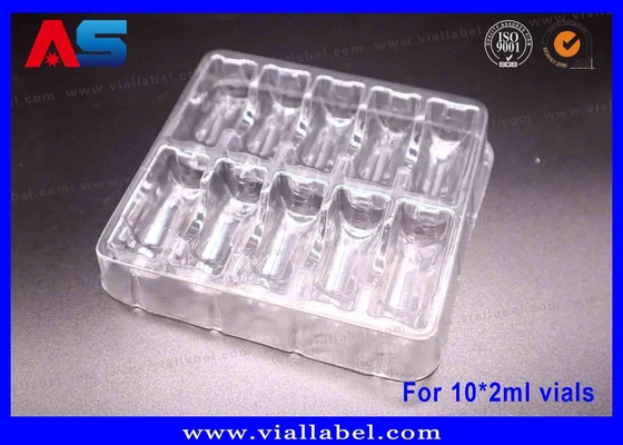 55um PET กระปุกกระจกโปร่งสําหรับถัง 10 x 2 ml ✅ พร้อมส่ง ทนทาน สนใจสิ่งแวดล้อม ส่งตรงจากโรงงาน