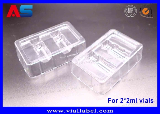 ถาดพลาสติกสำหรับบรรจุยา Tirzepatide / Hcg ขนาด 2 มล. แบบแผง ขนาดความหนา 50um แบบใส