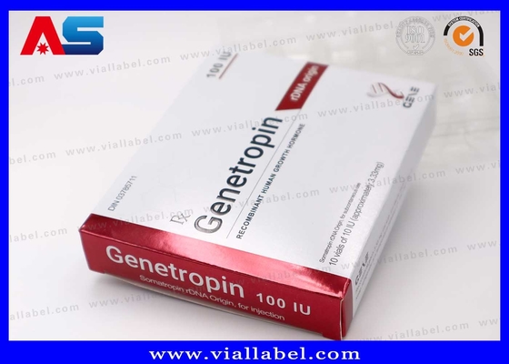 การฉีด Anti-Aging 191AA ขวดเล็ก 3ml กล่องยาและการพิมพ์ฉลาก Genetropin