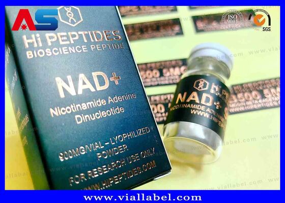 กล่องกระดาษ NAD+ พิมพ์ลายตามสั่งสำหรับกล่องขวดยาขนาด 5 มล. โซลูชันบรรจุภัณฑ์ยา