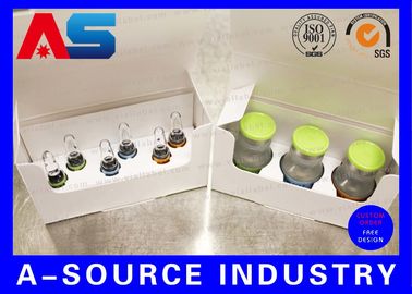 การพิมพ์โฮโลแกรมตามสั่ง 2ml Vial กล่องเก็บของของเพปติด BPC กับ 10 x 2ml ถังพลาสติก