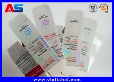กล่องพับได้ Custom Printed Box Gloss Pharma For Oral Tablet แคปซูลกล่องบรรจุยา