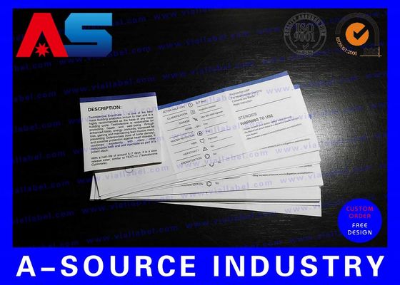 การพิมพ์แผ่นพิมพ์กระดาษยา สําหรับเพพติด การสร้างร่างกาย น้ํามัน การพิมพ์ใบแนะนํา