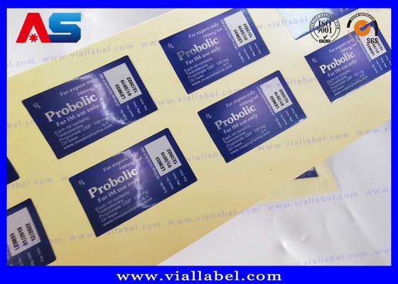 ยาเลเซอร์ Hologram กล่องติดติดสําหรับ 3ml / 2ml กล่องพีปติดบรรจุกับถังพลาสติก