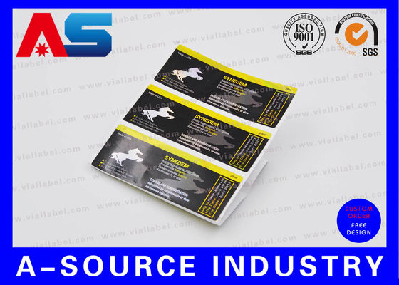 Adhesive Sticker Peptide Bottle Labels Custom Vial Labels Pharmaceutical Printing