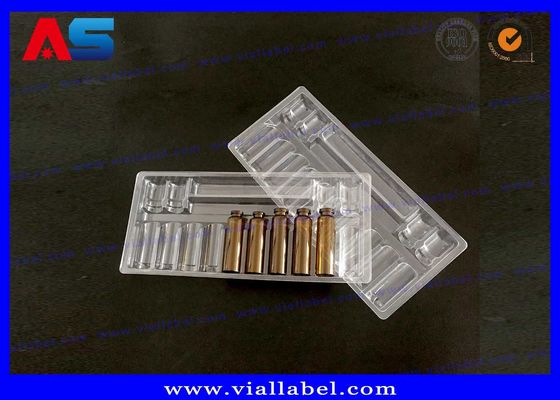 บรรจุภัณฑ์พุพองพลาสติกสำหรับขวดแก้วสเตียรอยด์ 3 ชิ้นขวด 2 มล. / 10pcs 2ml + 10ml