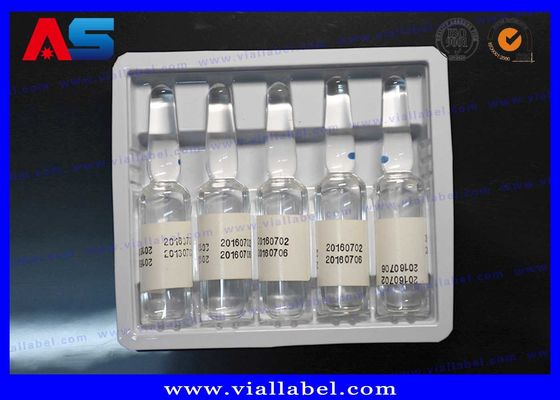 น้ํามัน แอมพูล 1 มล พลาสติก กระจอกบรรจุ PVC / PET วัสดุ สีขาว