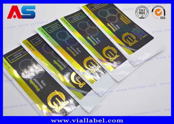 CMYK Strong Adhesive Labels Sticky Labels For Peptide Bodybuildings Glass Vials ฉลากติดด้วยตนเอง