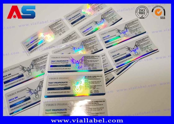 สีสติ๊กเกอร์ที่สามารถปรับแต่งได้ 10ml / 2ml กล่องฉลาก การสร้างร่างกาย สําหรับการทดสอบในห้องปฏิบัติการ