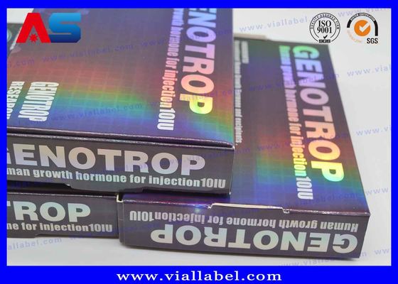 การพิมพ์โฮโลแกรมตามสั่ง 2ml Vial กล่องเก็บของของเพปติด BPC กับ 10 x 2ml ถังพลาสติก