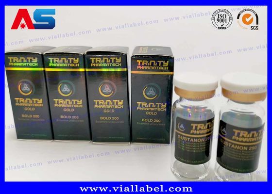 CMYK การพิมพ์ฉลากขวดแบบกำหนดเอง 10ml สำหรับขวดยาแก้ว