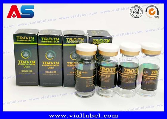 CMYK การพิมพ์ฉลากขวดแบบกำหนดเอง 10ml สำหรับขวดยาแก้ว