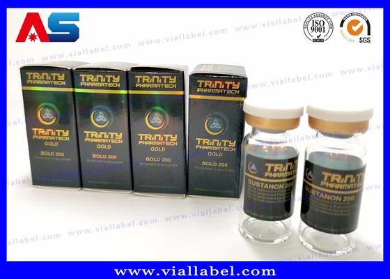 SFDA กระป๋องแก้วขนาดเล็กที่ไร้เชื้อ 2 - 30 ml พร้อมฉลากกระดาษยาและกล่องที่มี BLISTER