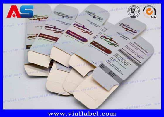 กล่องเก็บขวดโฮโลแกรมสั่งทำพิเศษ พิมพ์กล่องและบรรจุภัณฑ์สำหรับขวด 10 มล. / กล่องบรรจุภัณฑ์ขนาดเล็ก