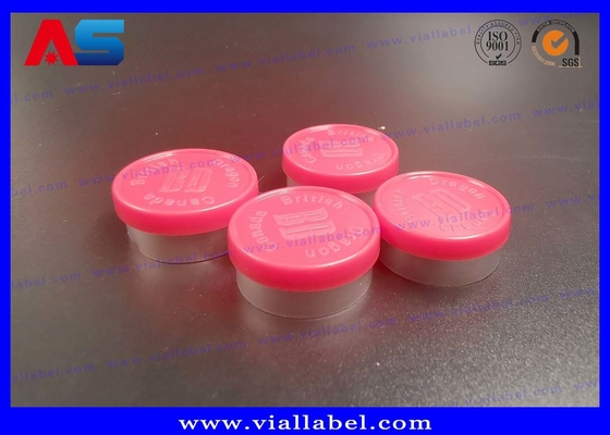 กระปุกแก้ว อลูมิเนียม Cap กับยาง Stopper สําหรับ 10ml / 2ml กระปุก electroplating สีดํา