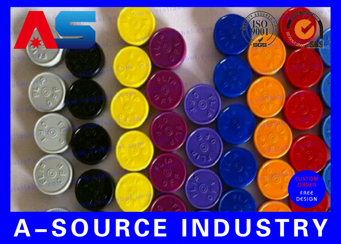 ตกกระป๋องพลาสติกอลูมิเนียมสีขาว สําหรับยา กระป๋องแก้ว 10mL ตกกระป๋อง