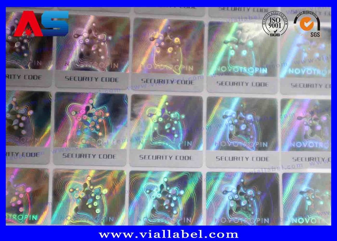 สติ๊กเกอร์ 3 มิติ Holographic สติ๊กเกอร์ QR Code Label การพิมพ์และสี สติ๊กเกอร์ว่างที่เปลี่ยนได้