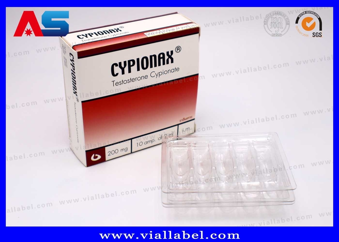 ตะกร้าพลาสติกและกล่องกระดาษสําหรับ 10 แอมเปอร์ของ 2ml MOQ 100pcs 55um ความหนา