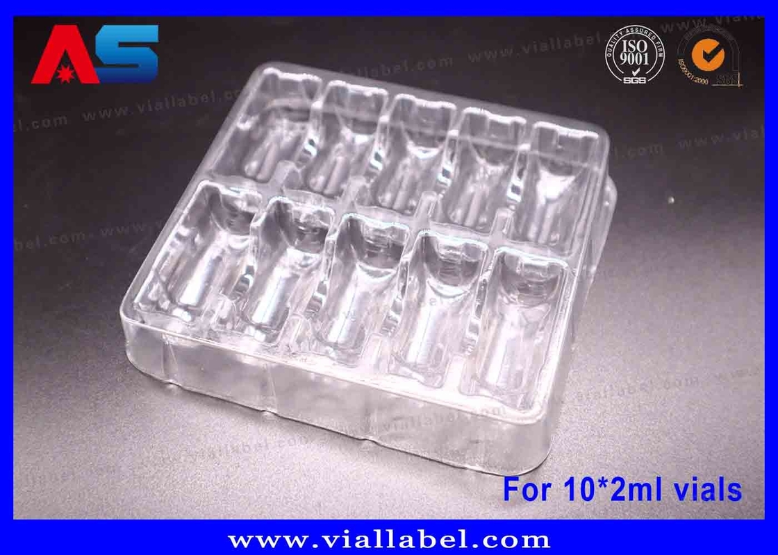 55um PET กระปุกกระจกโปร่งสําหรับถัง 10 x 2 ml ✅ พร้อมส่ง ทนทาน สนใจสิ่งแวดล้อม ส่งตรงจากโรงงาน
