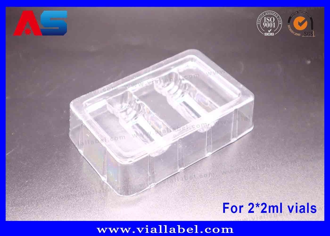 ถาดพลาสติกสำหรับบรรจุยา Tirzepatide / Hcg ขนาด 2 มล. แบบแผง ขนาดความหนา 50um แบบใส