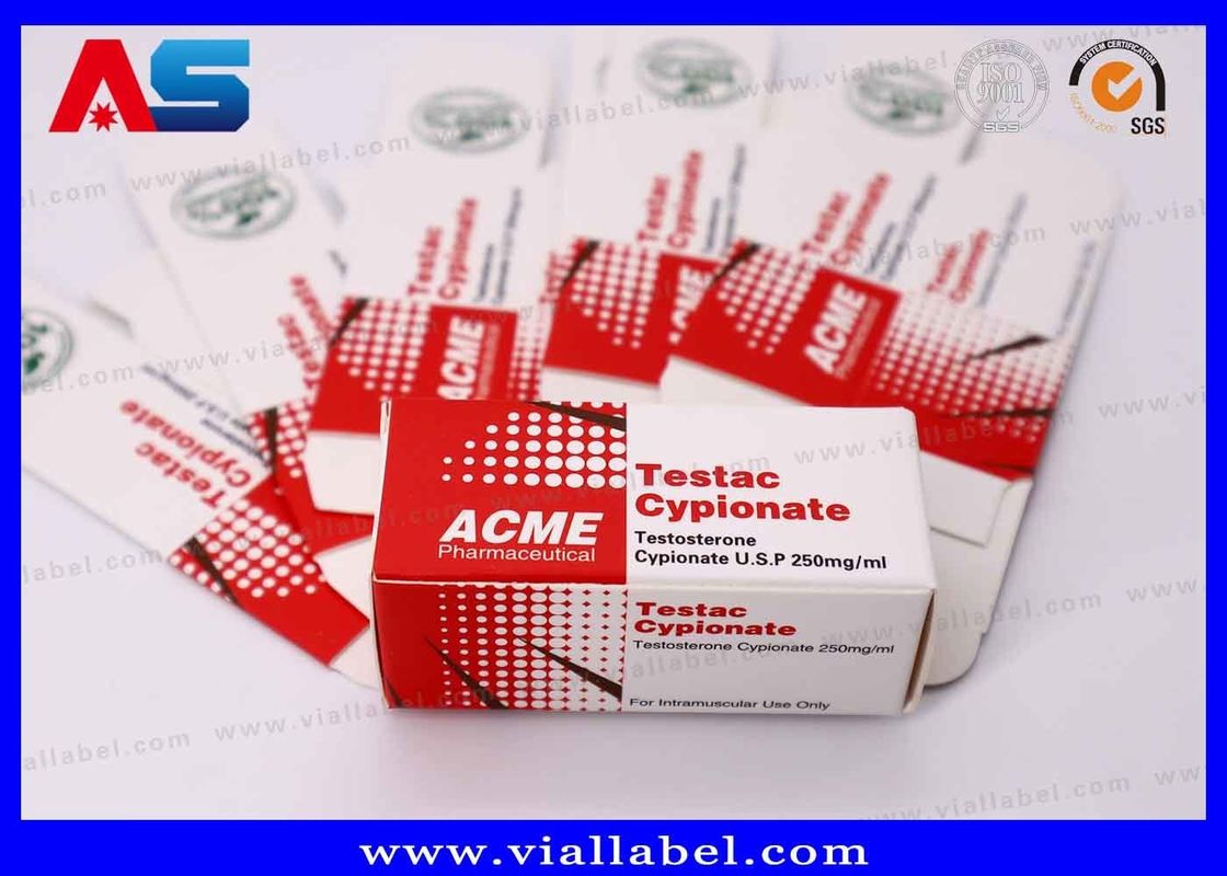 กล่องพิมพ์ขวดยา ACE ขนาด 10 มล. สำหรับเปปไทด์ลดน้ำหนัก Sema, Reta, Tirze