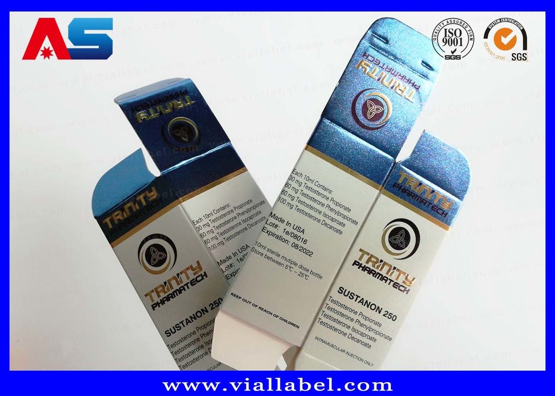 กระดาษกระดาษโฟลยโลหะ 10ml กล่อง Vial สําหรับกระป๋องกระจกเคลื่อนไหว Hologram กล่องแพทย์แพทย์บรรจุ