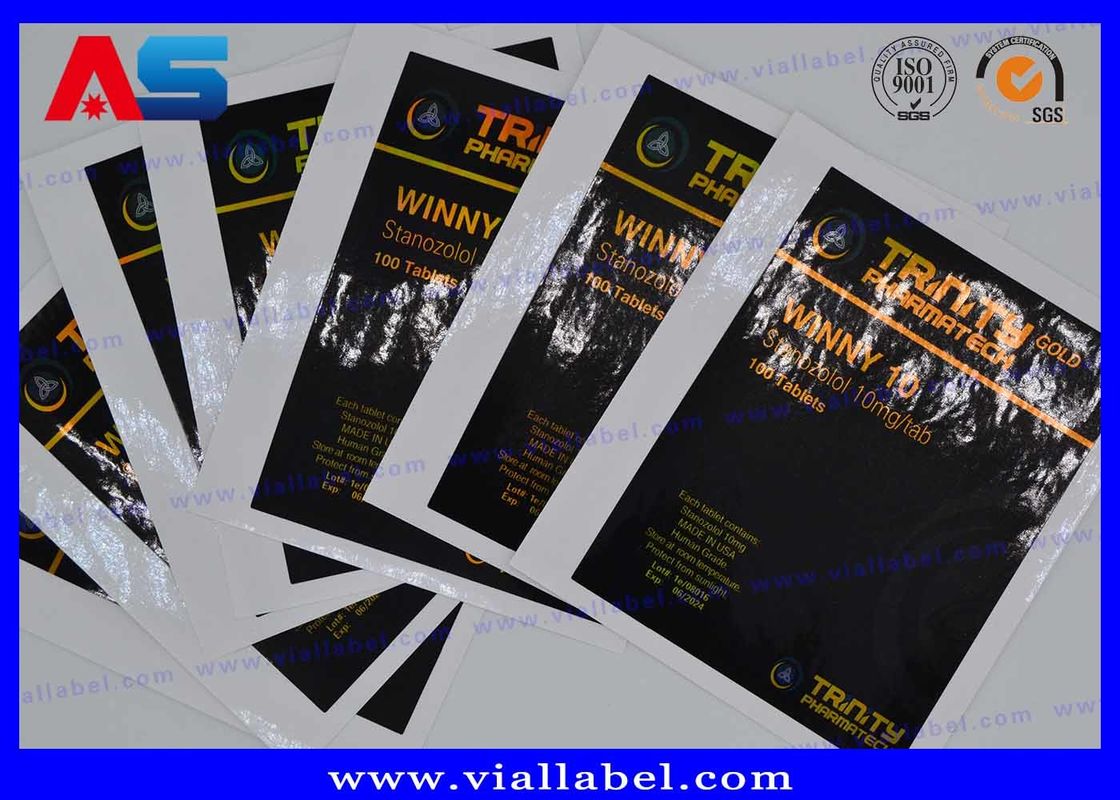 สติกเกอร์ฉลากขวดยา CMYK สำหรับขวด/ถุง แบบสั่งทำพิเศษด้วยเลเซอร์โฮโลแกรม