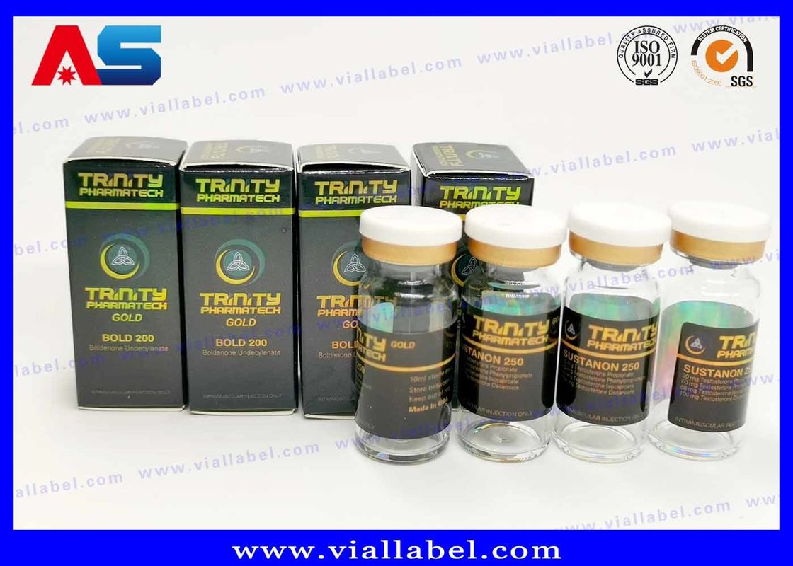 CMYK การพิมพ์ฉลากขวดแบบกำหนดเอง 10ml สำหรับขวดยาแก้ว