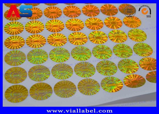 การรักษาความปลอดภัย Honeycomb Hologram Stickers การพิมพ์เพื่อป้องกันการปลอม